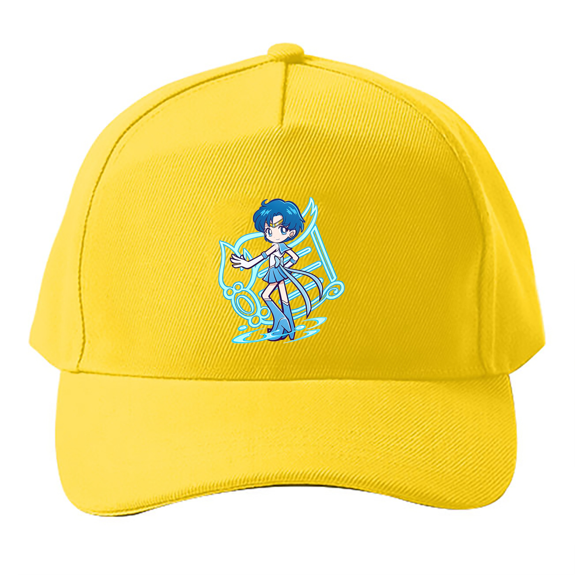 （画像用） 美少女戦士セーラームーン 水野 亜美 みずの あみ Sailor Moon Mizuno Ami ベースボールキャップ 綿100％ 男女兼用 帽子 スポーツ